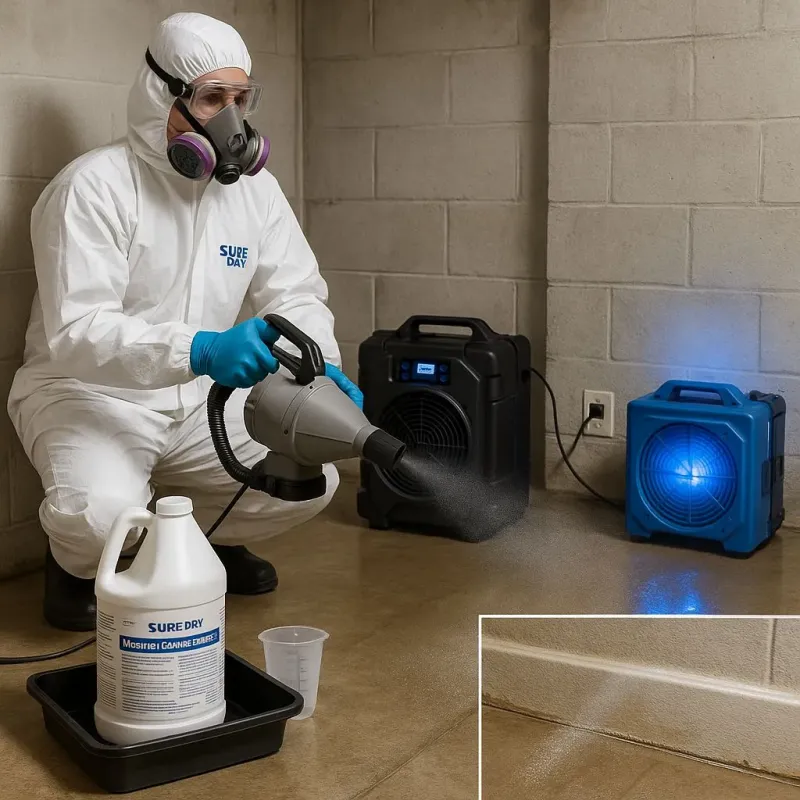 Sanitization and Odor Removal process in Forest Lake, IL
